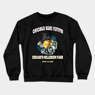 CHICAGO BLUES FESTIVAL T SHIRT Crewneck Sweatshirt